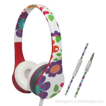 Water-transfer printed headset, available in different patterns